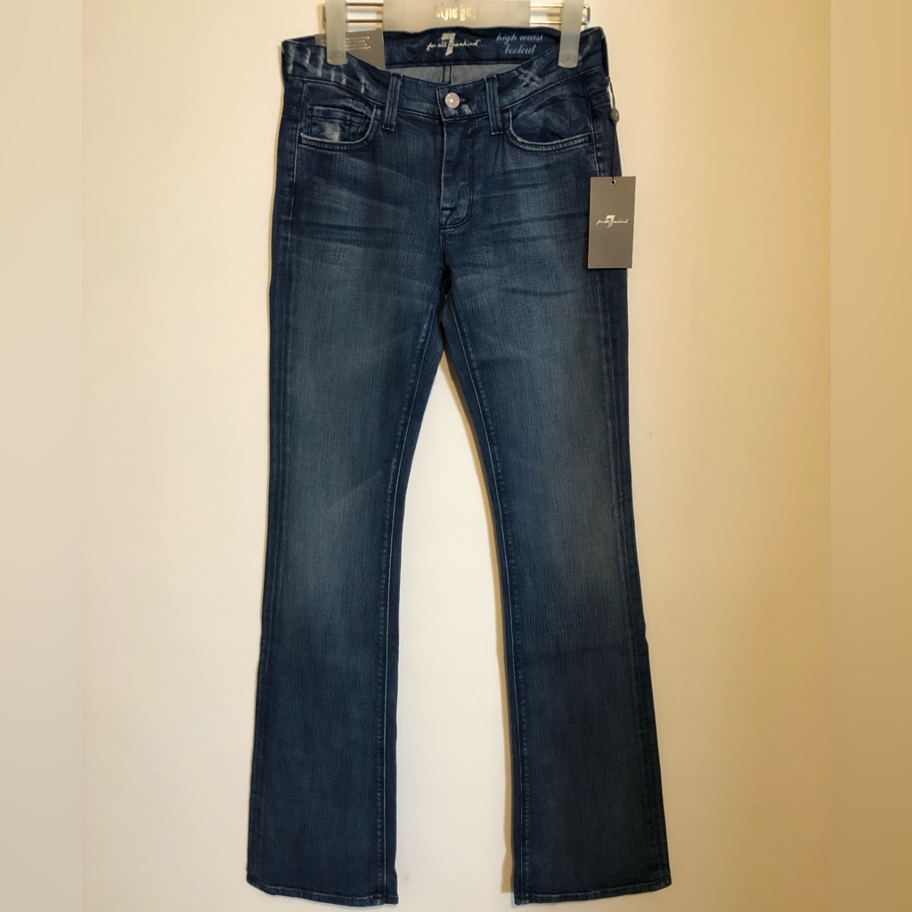 Nwt 7 For All Mankind Women’s Highwaisted Boots Cut Jeans